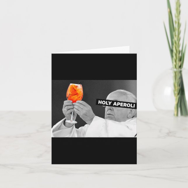 Holy Aperoli X Pe Drip X Francis Spritz Club New  Card (Front)