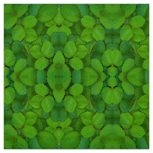 Holy Basil Tulsi Green Mint Leaves Fabric