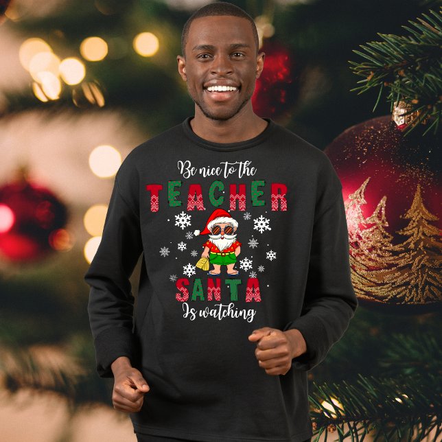 Holy Beach Christmas Sweet for Teachers Sweatshirt (Creator Uploaded)