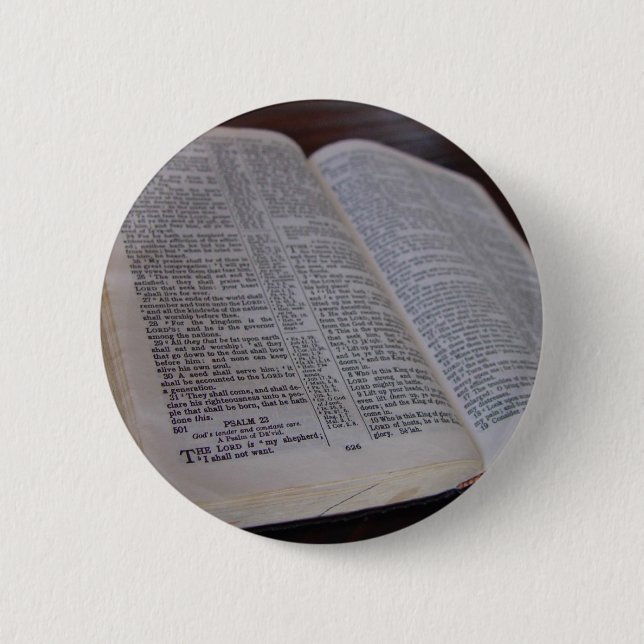 Holy Bible Button (Front)