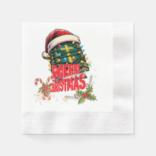 Holy Bible Christian Religious Christmas Hat Xmas Napkins