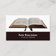 Holy Bible, Christianity, Religious Business Card at Zazzle