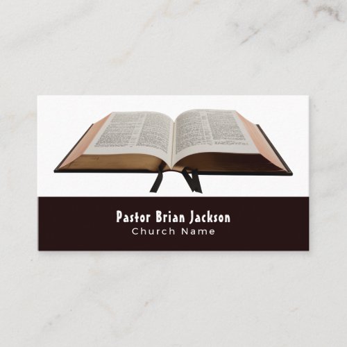 Holy Bible Christianity Religious Business Card