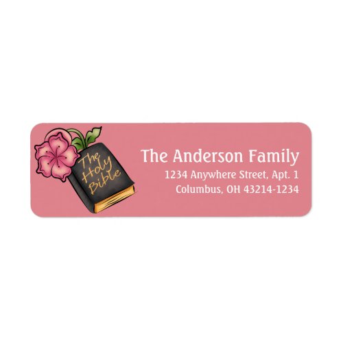 Holy Bible Easter Christian Address Labels