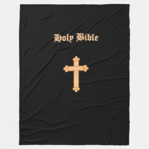 HOLY BIBLE FLEECE BLANKET