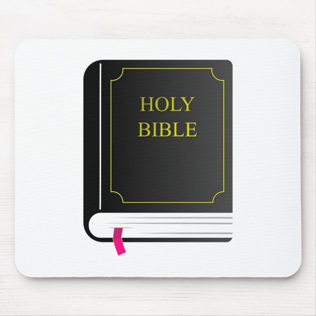 Holy Bible Mouse Pad (Front)