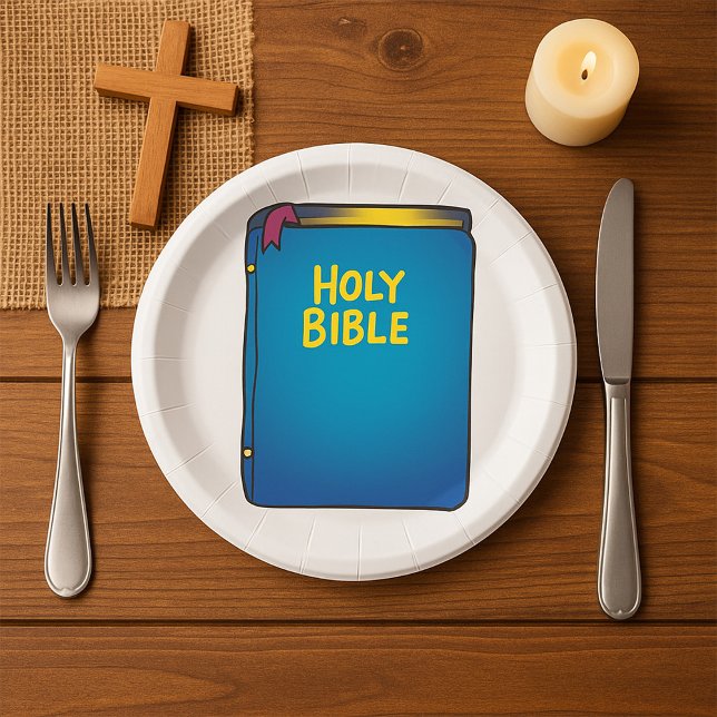 Holy Bible Paper Plates (Creator Uploaded)