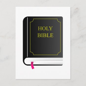 Holy Bible Postcard by prawny at Zazzle