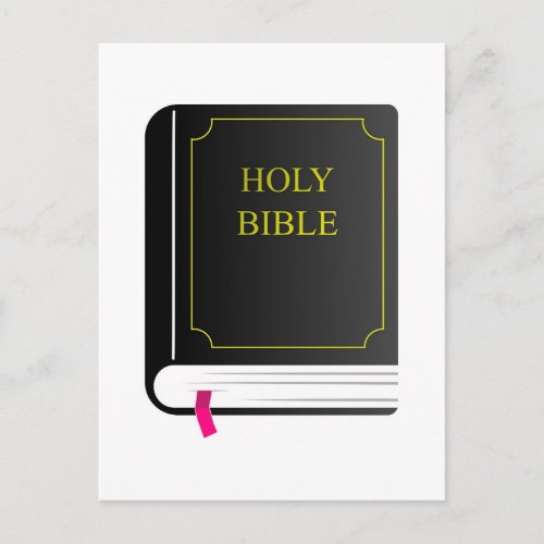 Holy Bible Postcard
