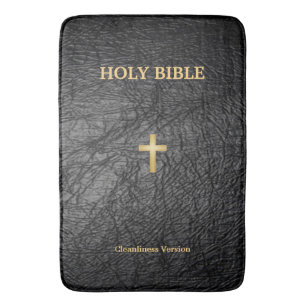 Holy Bible Shower Mat