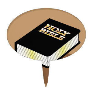 Holy Bible Vector Cake Topper
