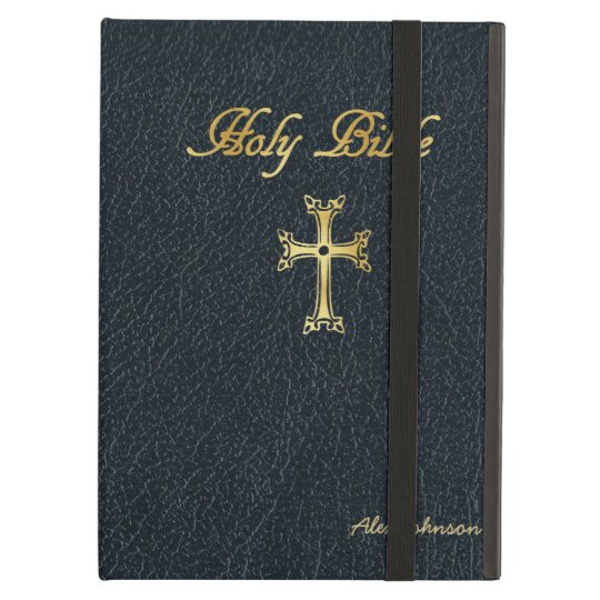 Holy Bible with faux leather Cover For iPad Air | Zazzle.com