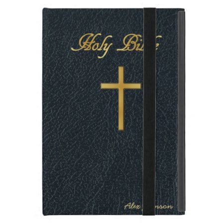 Holy Bible With Faux Leather Ipad Mini Case