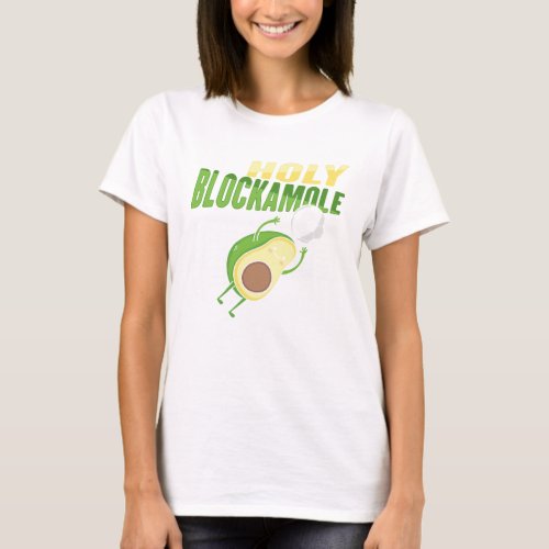 Holy Blockamole Design for a Goalkeeper T_Shirt