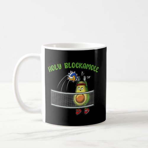 Holy Blockamole I Volleyball Avocado Food Coffee Mug