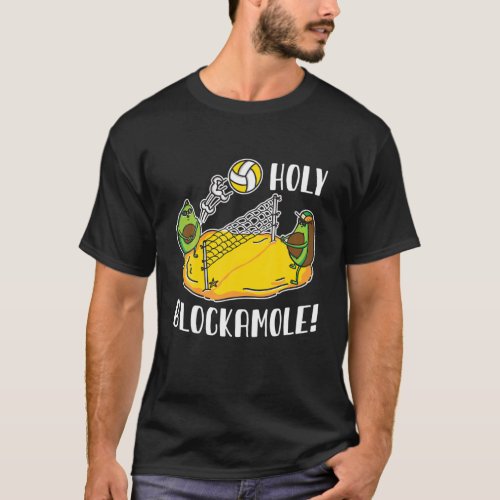 Holy Blockamole Volleyball Block Training Avocado T_Shirt