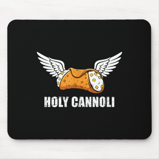 Holy Cannoli Tri-blend Funny Quote  Mouse Pad (Front)