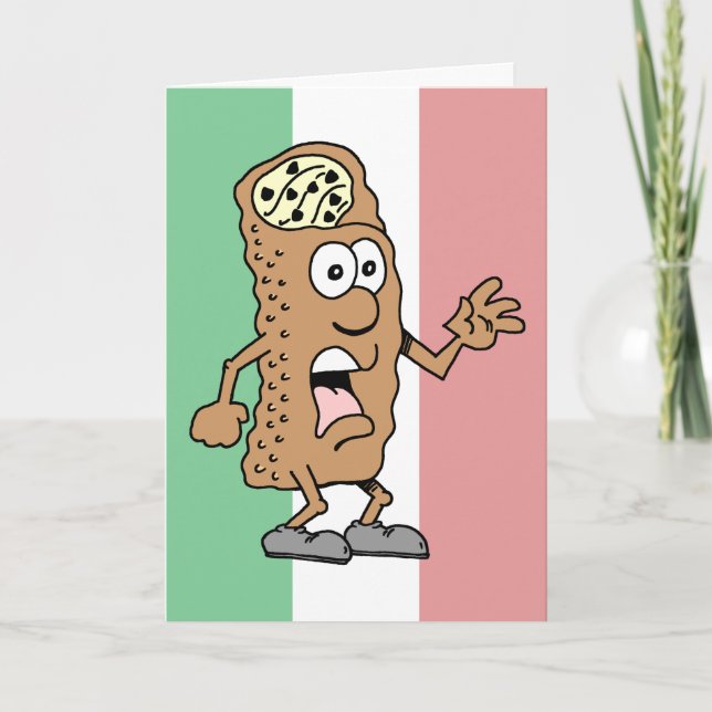 Holy Cannoli! You're 60! Funny 60th Birthday Card (Front)