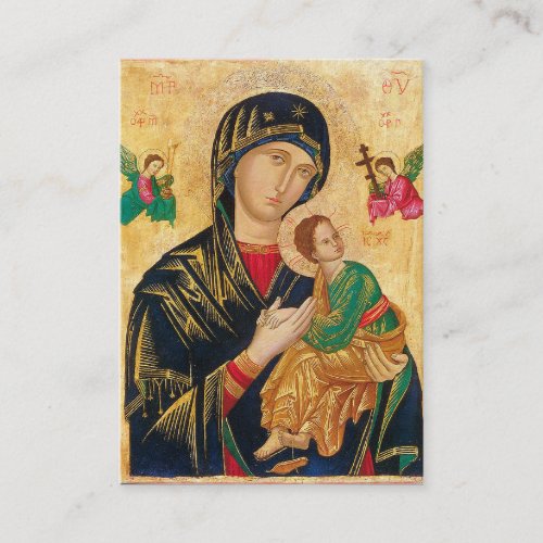 Holy Card  Our LadyMother of Perpetual Help