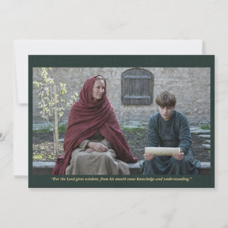 Holy Card | Saint Ludmila with Wenceslaus