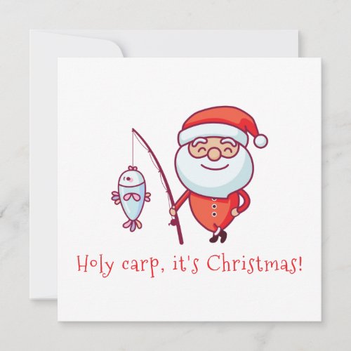 Holy Carp its Christmas Card