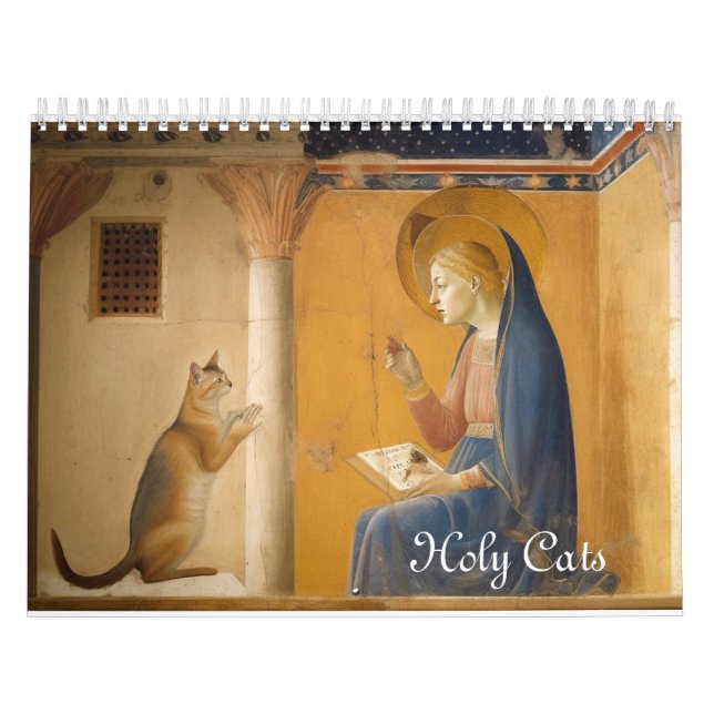 Holy Cats and Saints Calendar (Cover)