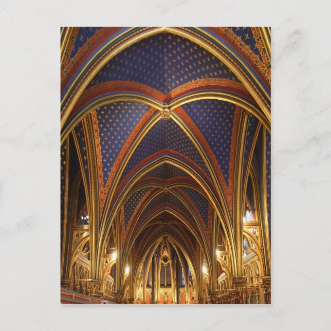 Holy Chapel  Paris Postcard (Front)