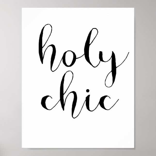 Holy chic poster (Front)