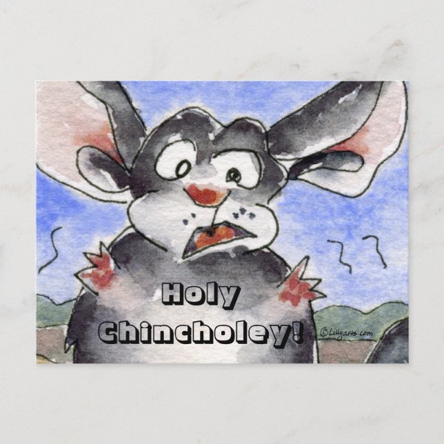 Holy Chincholey Cartoon Postcard (Front)