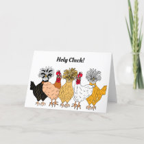 Holy Cluck, Happy Birthday No Spring Chicken Card