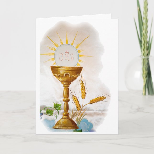 Holy communion card (Front)