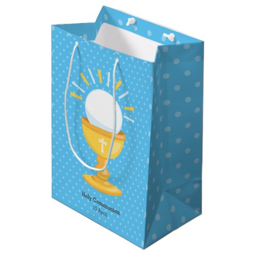 Holy Communion  choose background color Medium Gift Bag