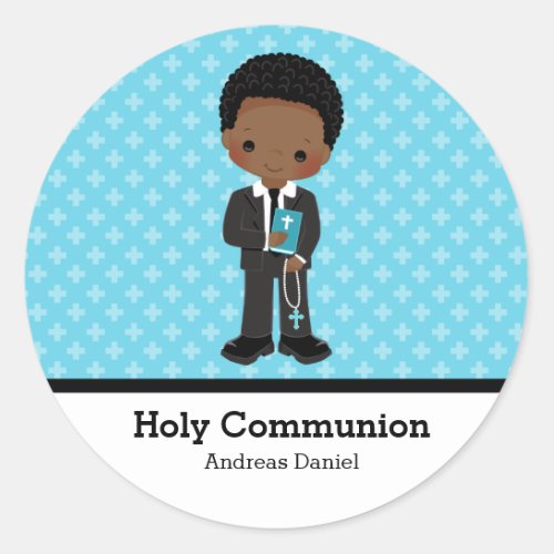 Holy Communion Classic Round Sticker