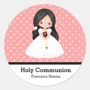 Holy Communion Classic Round Sticker