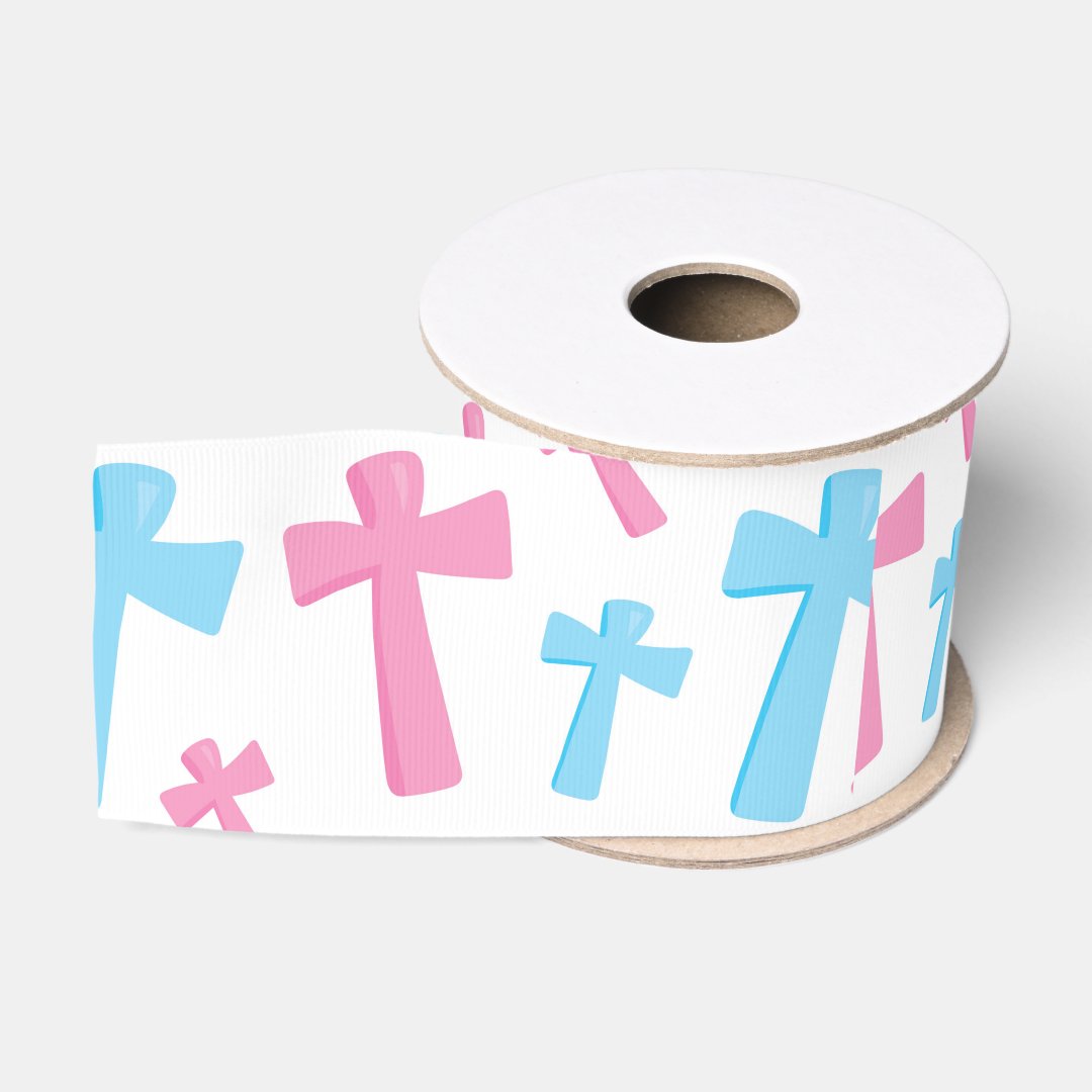 Holy Communion Grosgrain Ribbon | Zazzle