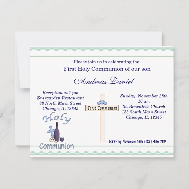 Holy Communion Invitation (Front)