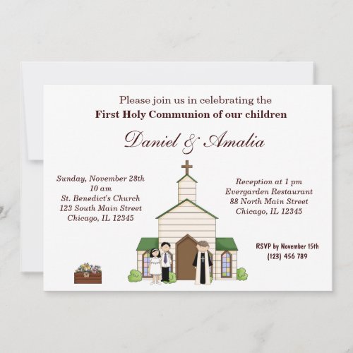 Holy Communion Custom Announcement