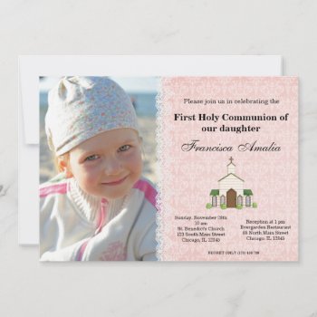 Holy Communion Invitation by graphicdesign at Zazzle