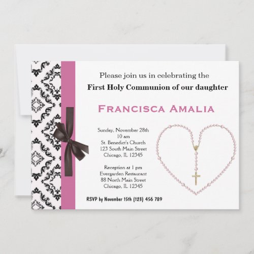 Holy Communion Personalized Invites