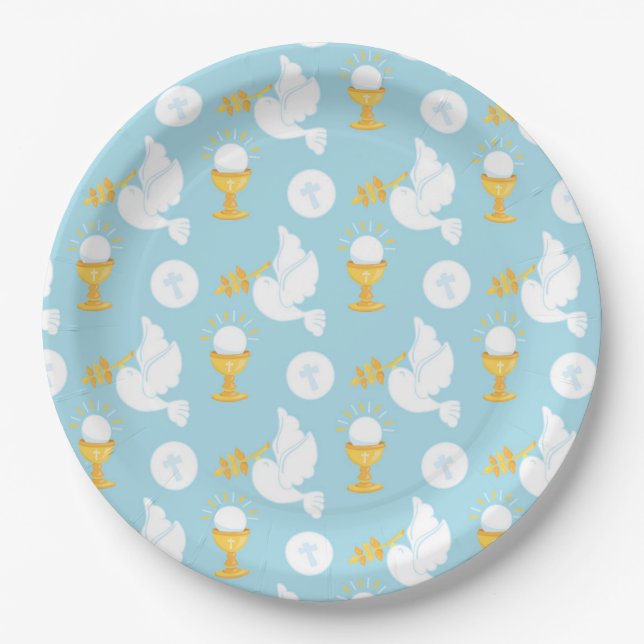 Holy Communion Paper Plates (Front)