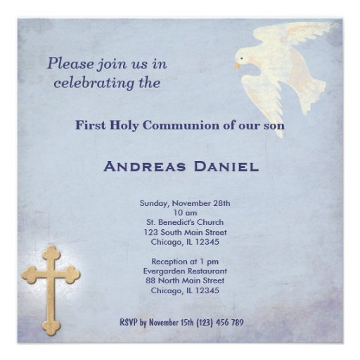 Personalised Holy Communion Invitations 5