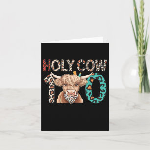 Holy Cow 100 Days Of School 100th Day Smarter Teac Card