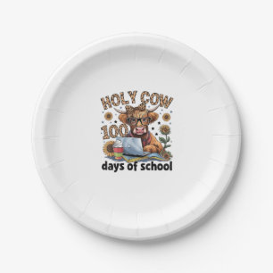 Holy Cow 100 Days Of School 100th Day Smarter Teac Paper Plates