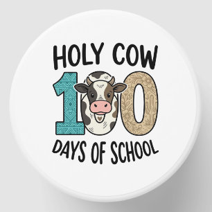 Holy Cow 100 Days of School Vintage Cow Shirt Desi Mini Candle Favors