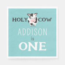 Holy Cow 1st Birthday Farm Animal Party  Napkins