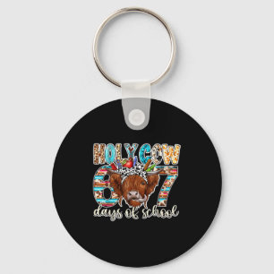 Holy Cow 67 Days Of School Teacher Six Seven Meme  Keychain