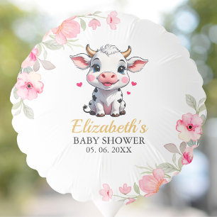 Holy Cow , Adorable Cow Baby shower  Balloon