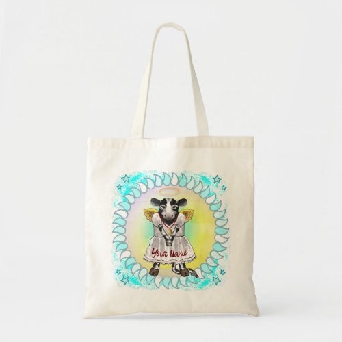 Holy Cow  Angel    Tote Bag
