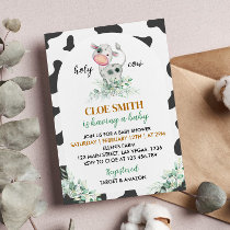 Holy Cow Baby Shower Invitation
