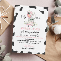 Holy Cow Baby Shower Invitation